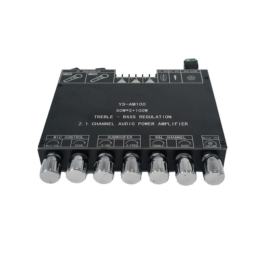 2.1 Channel Digital o Amplifier Board Module High and Low Tone Subwoofer Support 5.1 BT multicolour