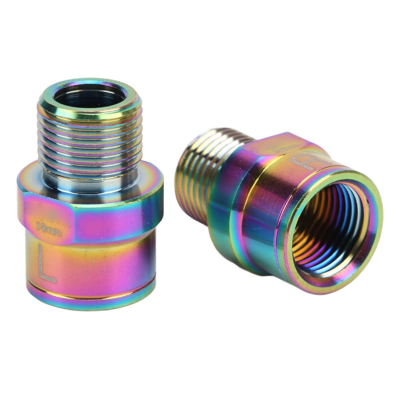 Bicycle Pedal Extender Titanium Alloy Bike Pedal Extension Shaft for Mountain Road Bike Colorful