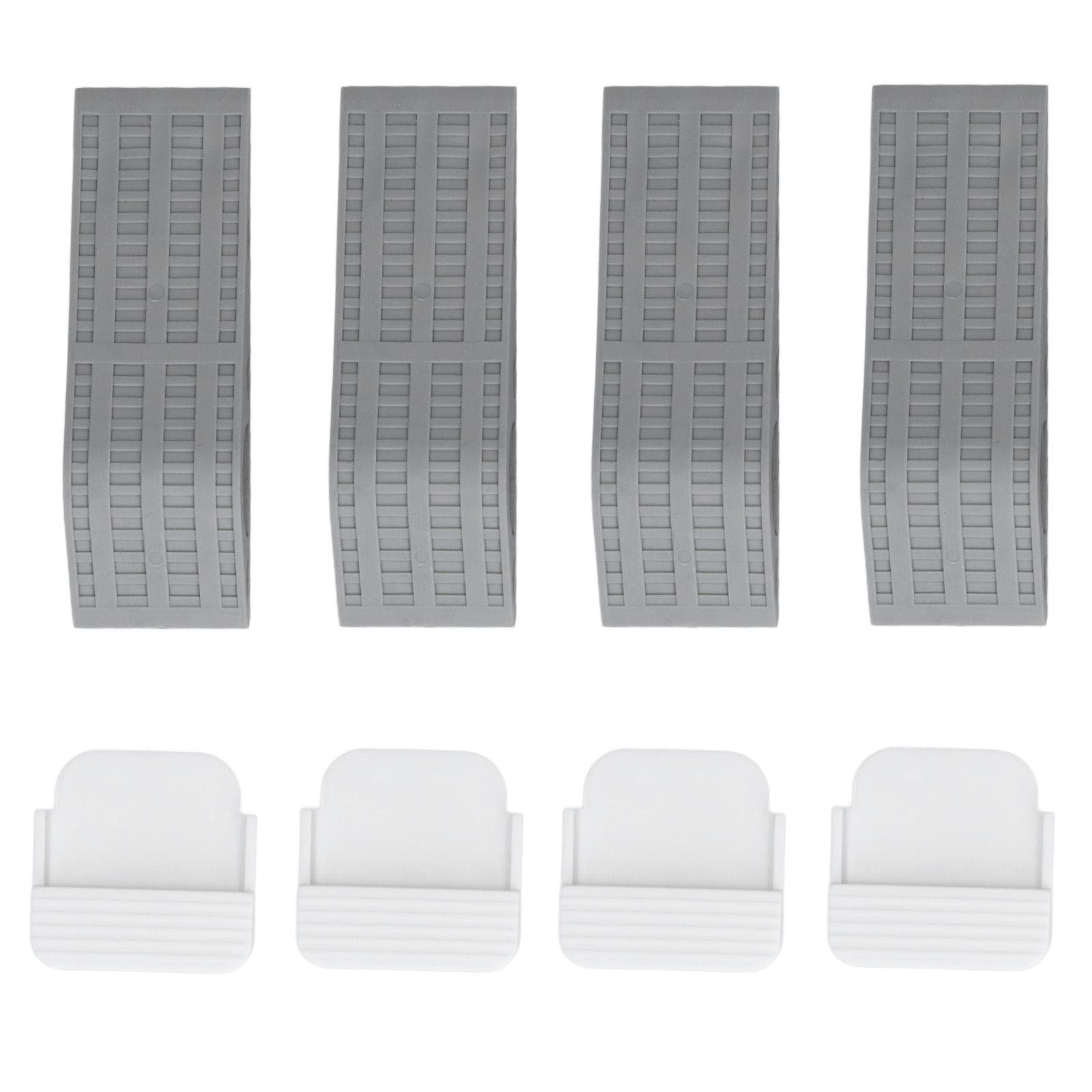 4Set Door Stoppers Non Slip Rubber Door Bottom Stop Wedge Accessories for Home Improvement