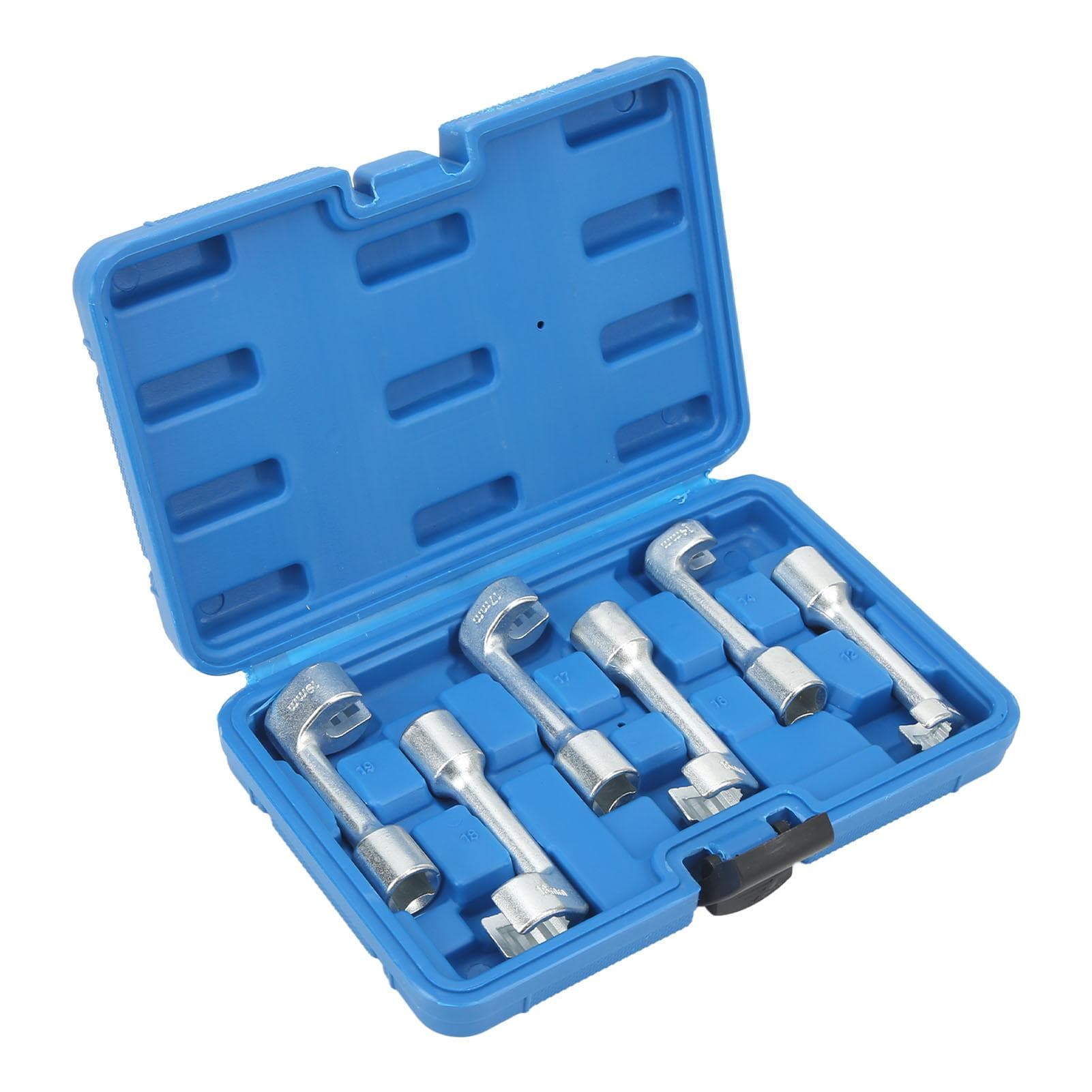 6PCS Fuel Injector Line Injection Socket Set 12in 12mm 14mm 16mm 17mm 18mm 19mm Fuel System Tools