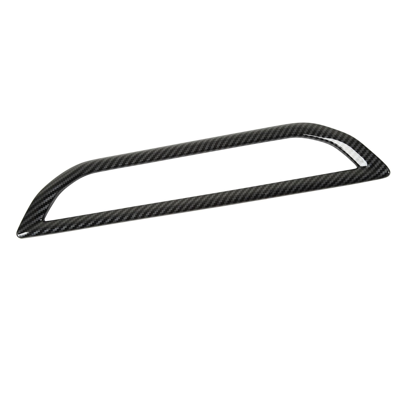 Dashboard Air Vent Outlet Frame Cover Carbon Fiber Pattern Center Wind Outlet Frame Trim