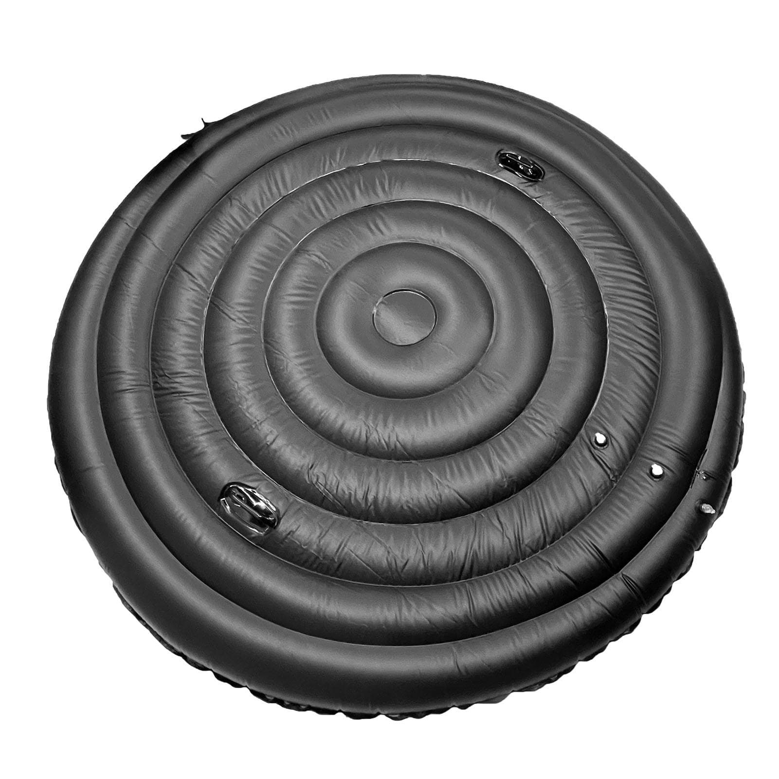 Hot Tub Cover with Handles Dust Proof Windproof Rain Proof Snow Proof PVC Inflatable Insulated Hot