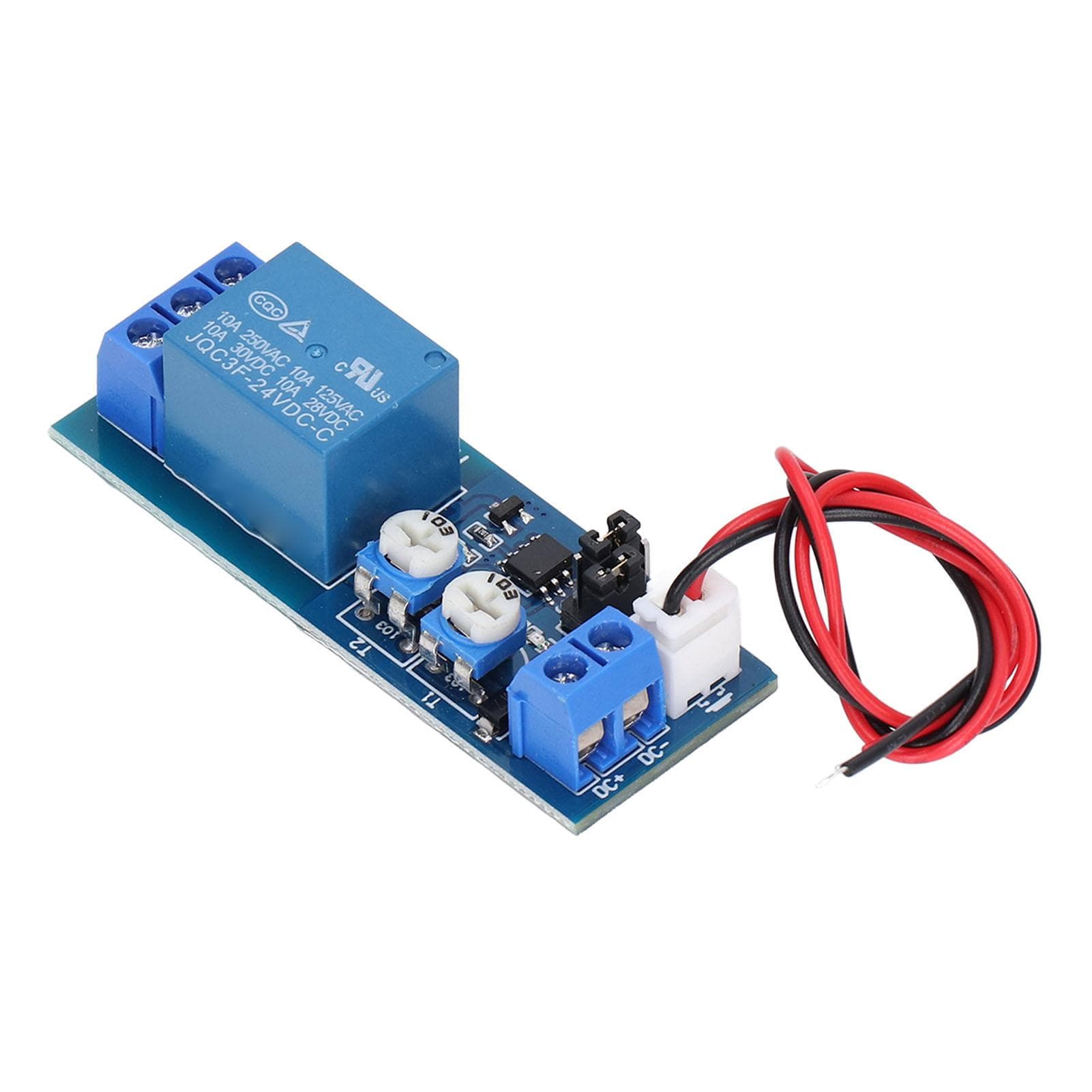 Relay Module Adjustable Time Delay Board Infinite Cycling Single Timing Modes for Control24V