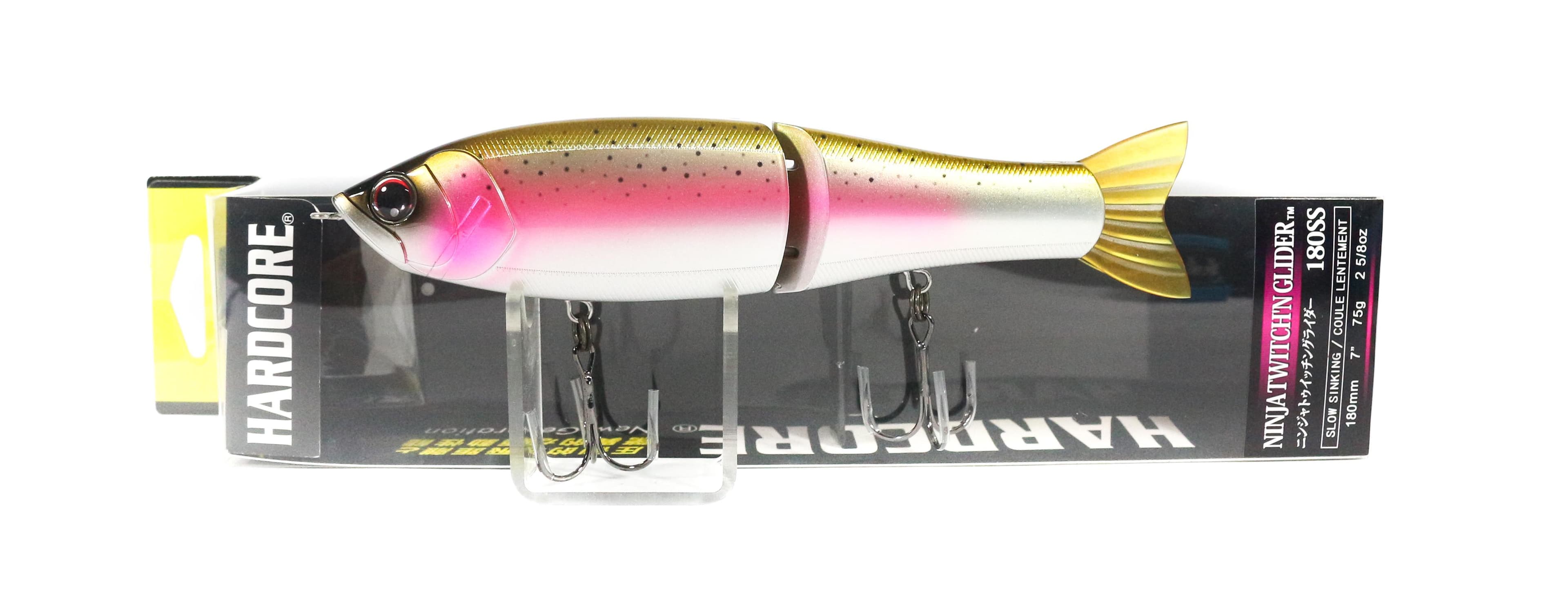 Yo Zuri Duel Ninja Twitch'n Glider 180SS Slow Sinking Lure R1202-RT (3380)