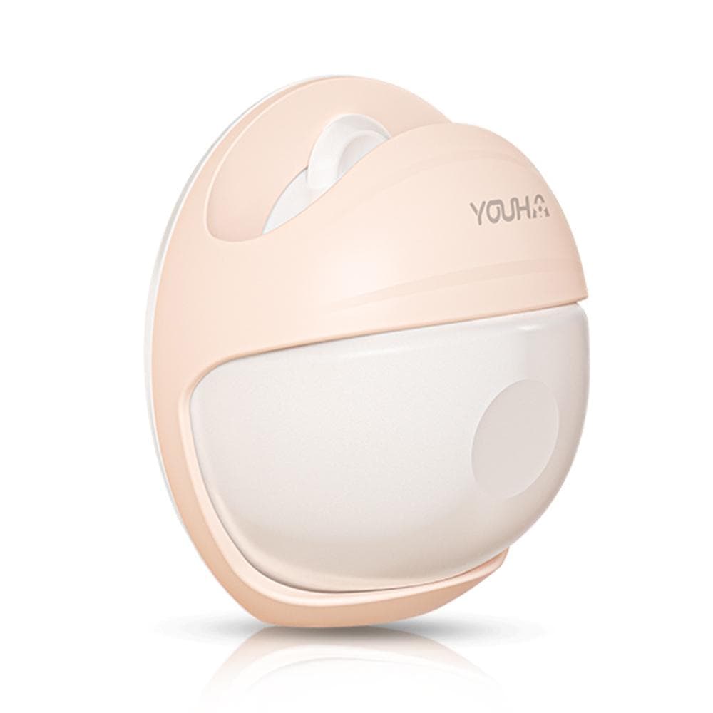 YOUHA Wearable Milk Saver for Breastfeeding Manual Breastmilk Collector Silicone Breast Shell Milk pink