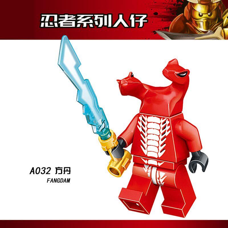 Ninja Figures Jay Kai Lloyd Nya Zane Cole Samurai X Master Wu Building Blocks Set Ninja Movie Action A032