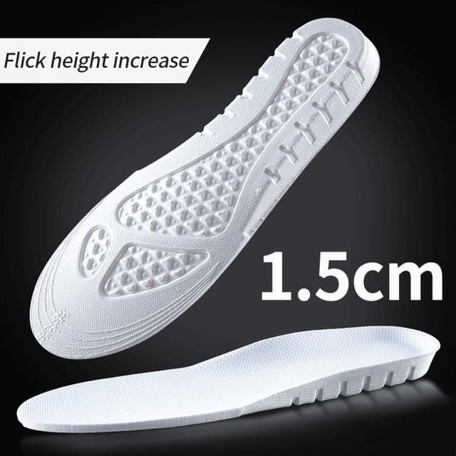 Invisiable Height Increase Insoles for Feet Breathable Elevator Height Increase Templates Insoles for Women Men Shoes Pads 41-42