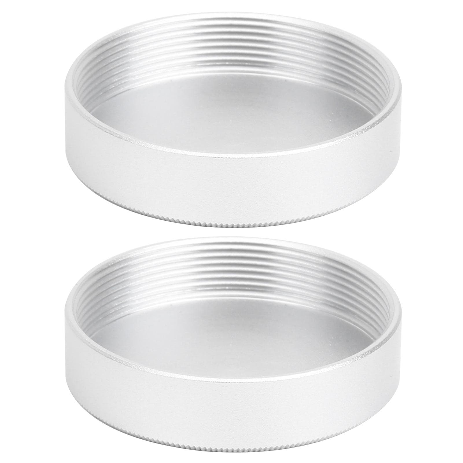 2Pcs for M39 Mount Full Metal Lens Back Cover Accessory for M39 Camera Lens Silver