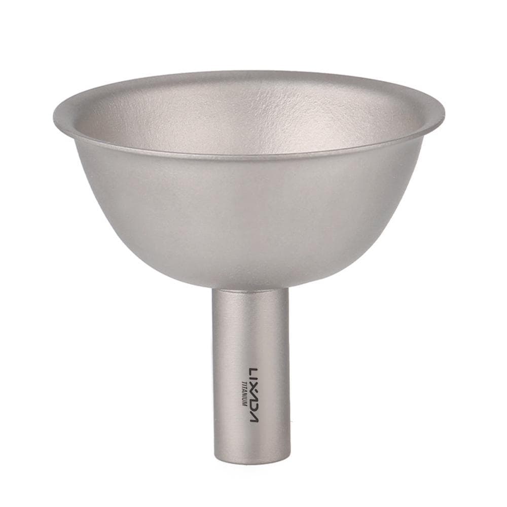 Lixada Titanium Funnel Wine Liquid Filling Funnels for Bottles Flasks Containers Titanium