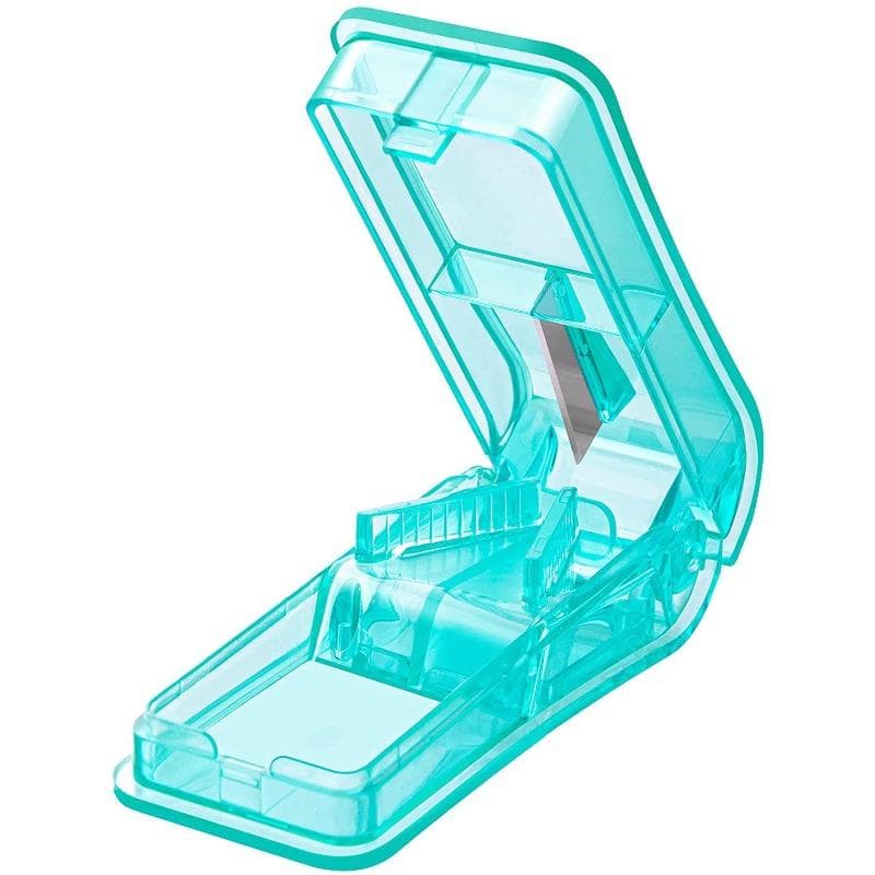 1PC Medicine Pill Holder Tablet Cutter Splitter Pill Case Portable Storage Box Pill Tablet Pill Cutter Divider