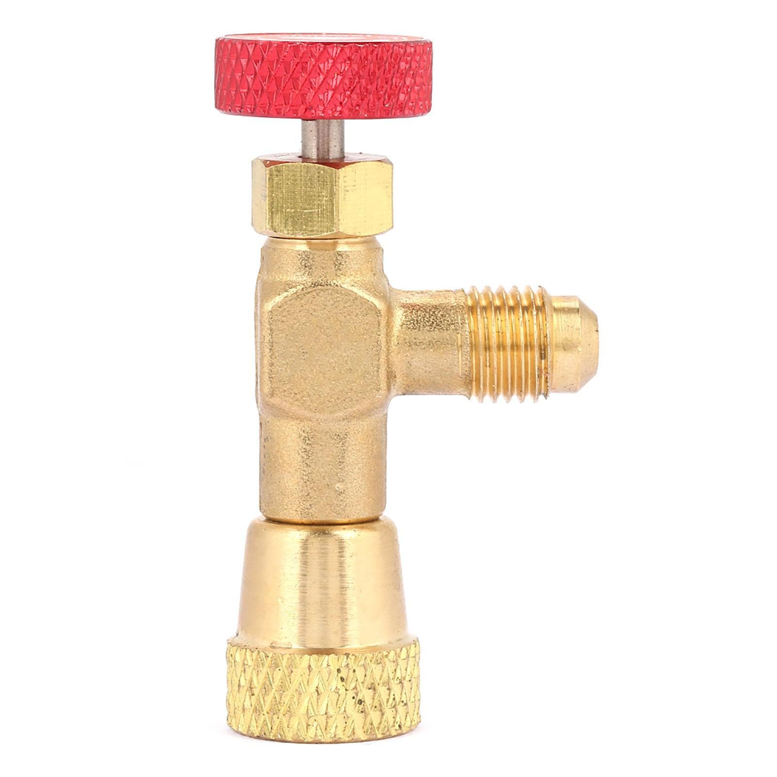 Air Conditioning Safety Valve 516in to 516in Thread R42410 Refrigerant Charging Valve Liquid