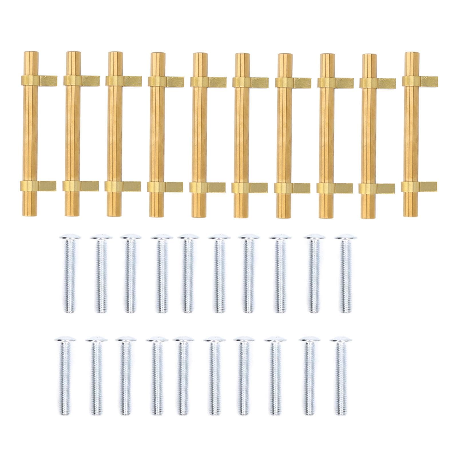 10pcs Cabinet Handles Stainless Steel Modern Hollow Tube Drawer Bar Pulls for Door Wardrobe Kitchen Hole Distance 96mm