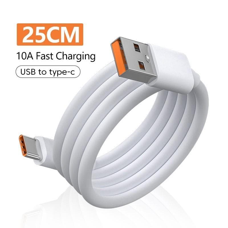 120W 10A USB Type C Cable 10A Super Fast Charger Data line Data transmission 0.25M 1M 1.5M 2M Phone Cable For HUAWEI