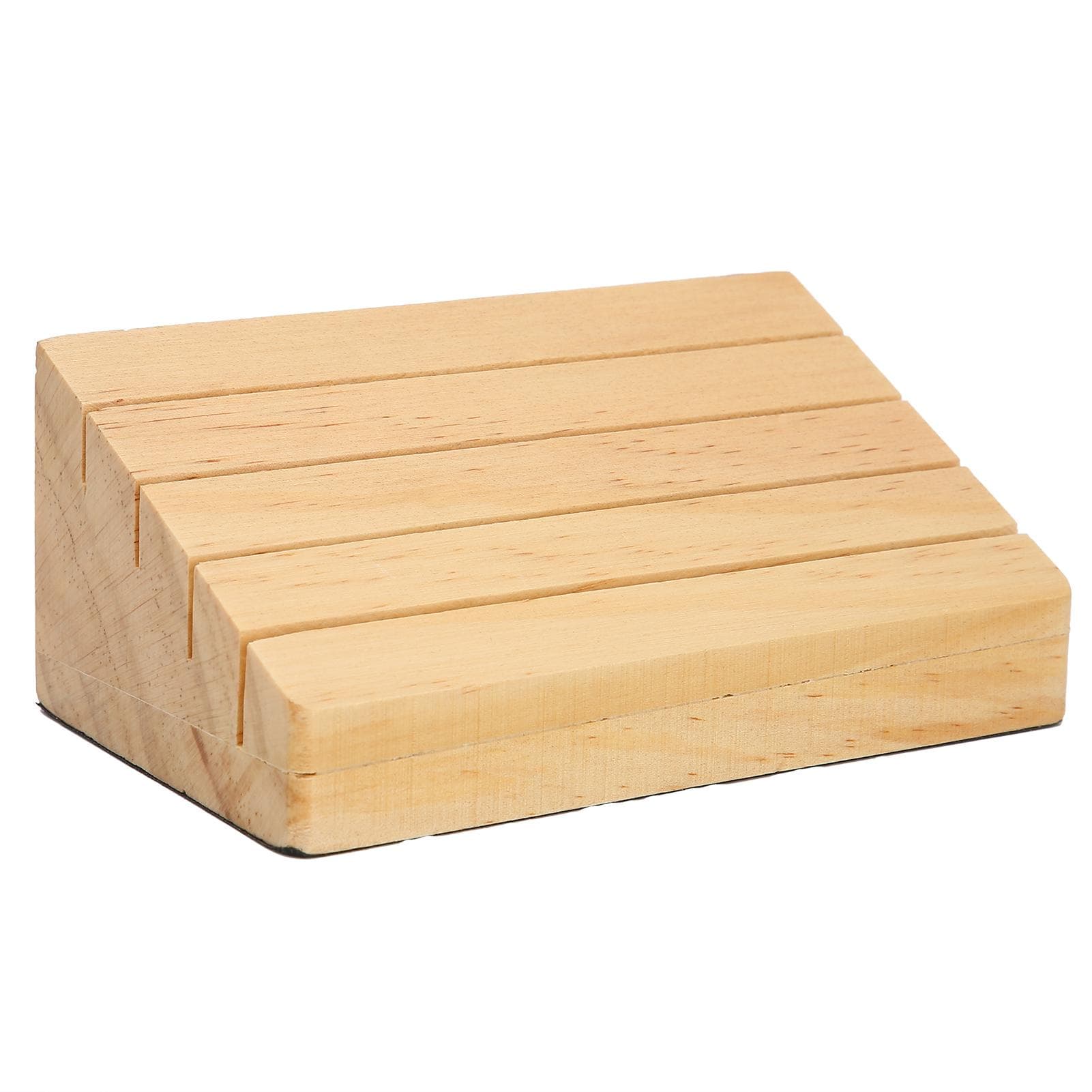 Wood Playing Card Holder HandsFree Playing Card Tray Rack Poker Cards Accessory