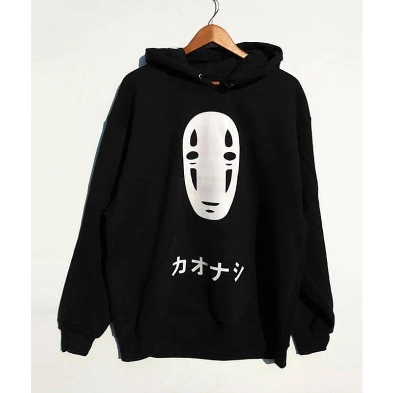 Anime Spirited Away No Face Hoodies Printed Unisex Women Fashion Streetwear Y2k Hoodie Hooded Sweatshirts Pullovers Unisex Clothing 2XL