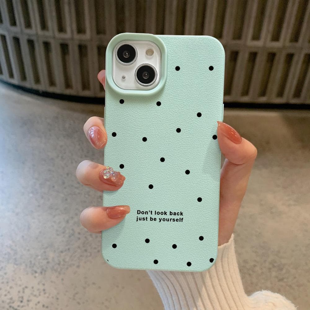 Full Screen Polka Dot Letters Suitable for Apple 16 Mobile Phone Case IPhone 1514plus13promax Creative 12 Apple xs