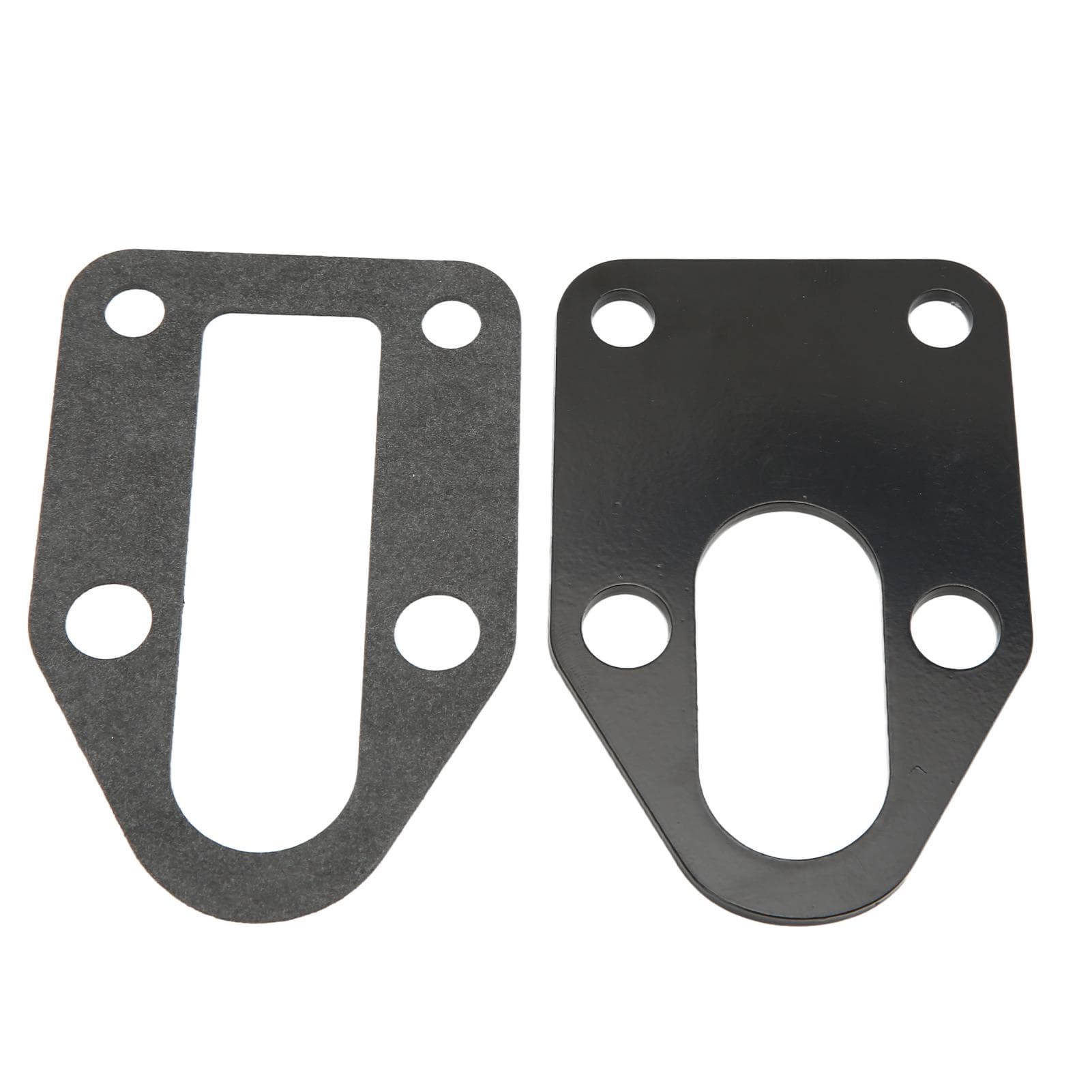 2pcs Fuel Pump Mounting Plate Gasket Kit Stainless Steel Replacement for CHEVY SBC 283 305 327 350