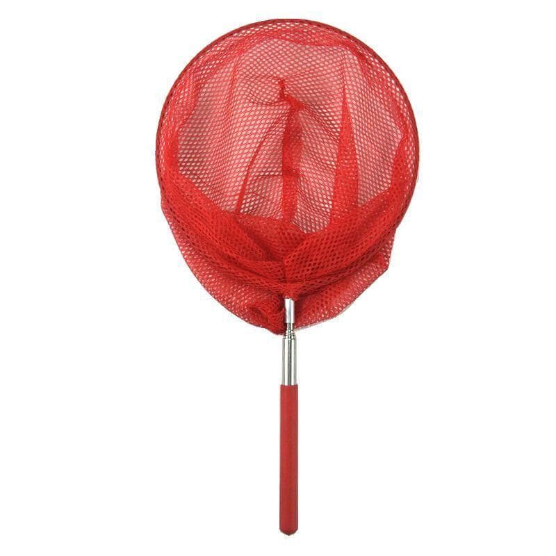 Children Retractable Summer Catch Toy Fishing Net Insect Butterfly Catcher Net Outdoor Water Playing Tool red