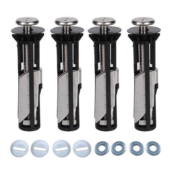 2/4Pcs Toilet Seat Fixing Screws Easy Installation Universal Toilet Seat Bolt Kit Heavy Duty Toilet Seat Screws Kit 4pcs