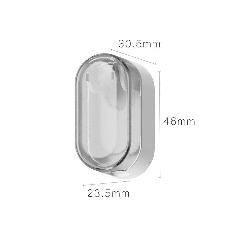 Bathroom Toothbrush Holder For Home Use, Wall-Mounted Minimalist Dustproof Toothbrush Hanger Without Drilling, With Automatic Closing Cover 1PC grey