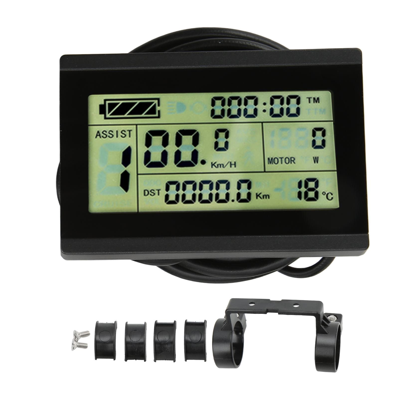 KT LCD3 Display 72V ABS Electric Bicycle Display with SM Connector for KT Controller