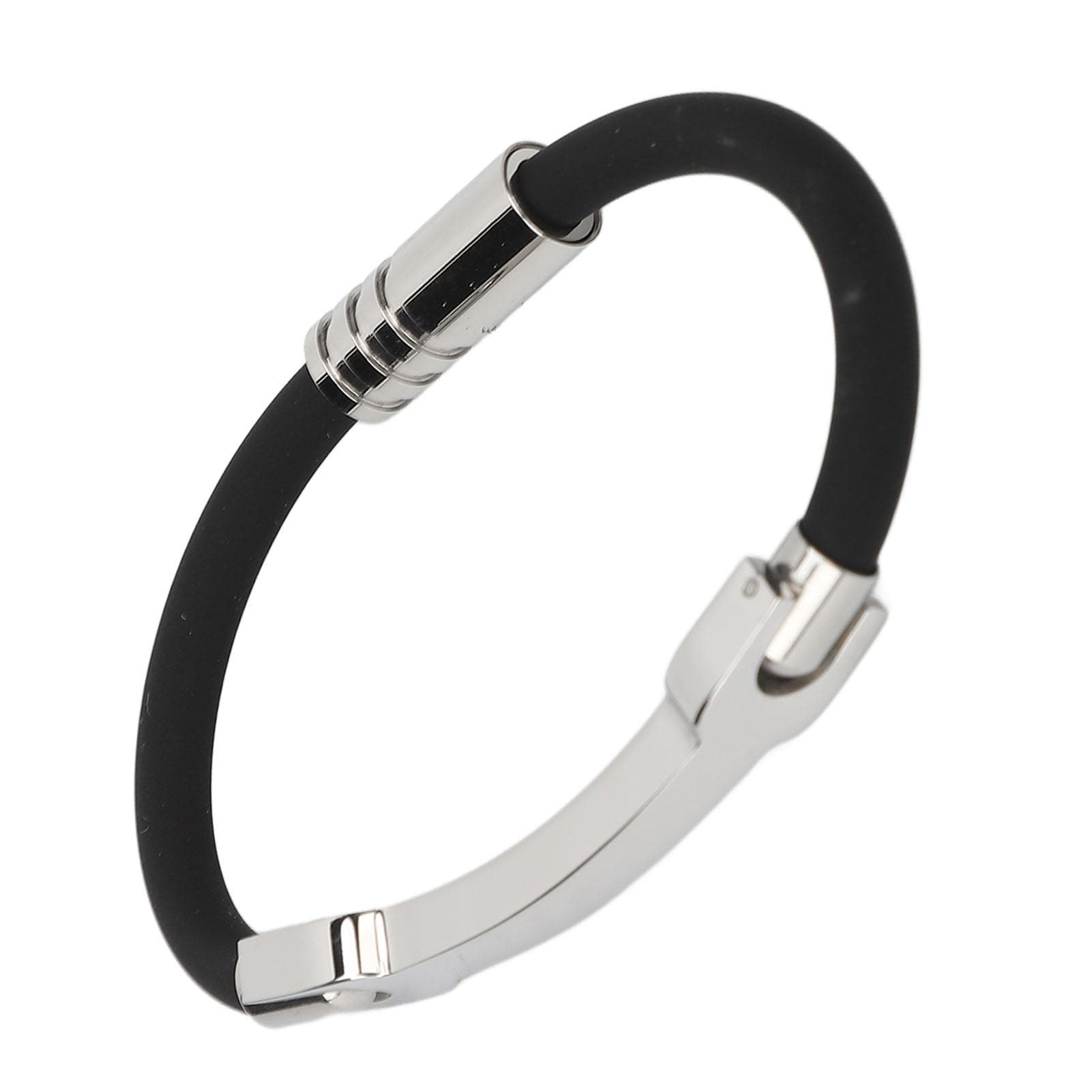 Static Proof Balance Bracelet Negative Ion Waterproof Balance Energy Wrist Bracelet for Outdoor black