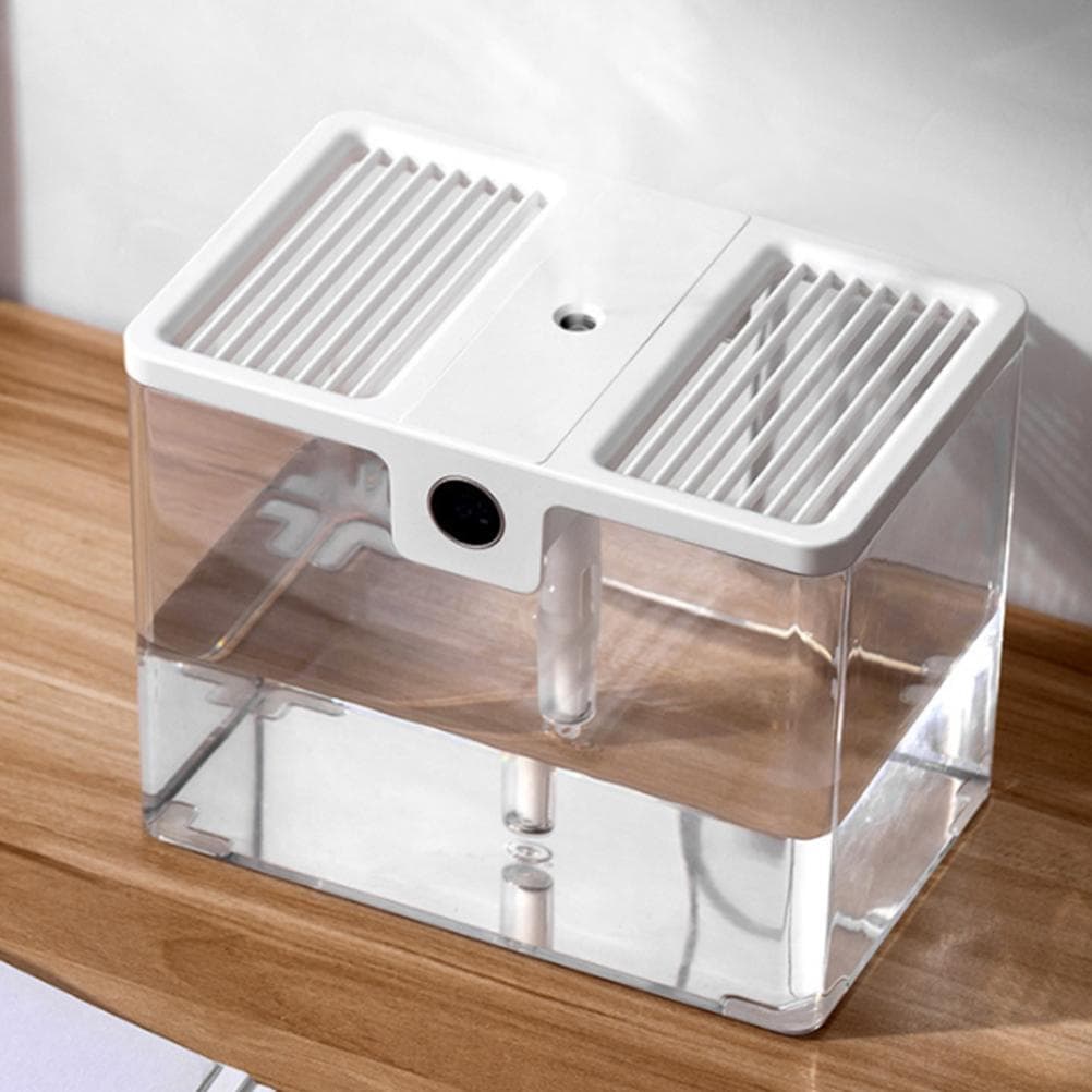 1.5L Fully Transparent Air Humidifier Large Capacity Air Purifying Mist Maker 2 Modes Adjustable