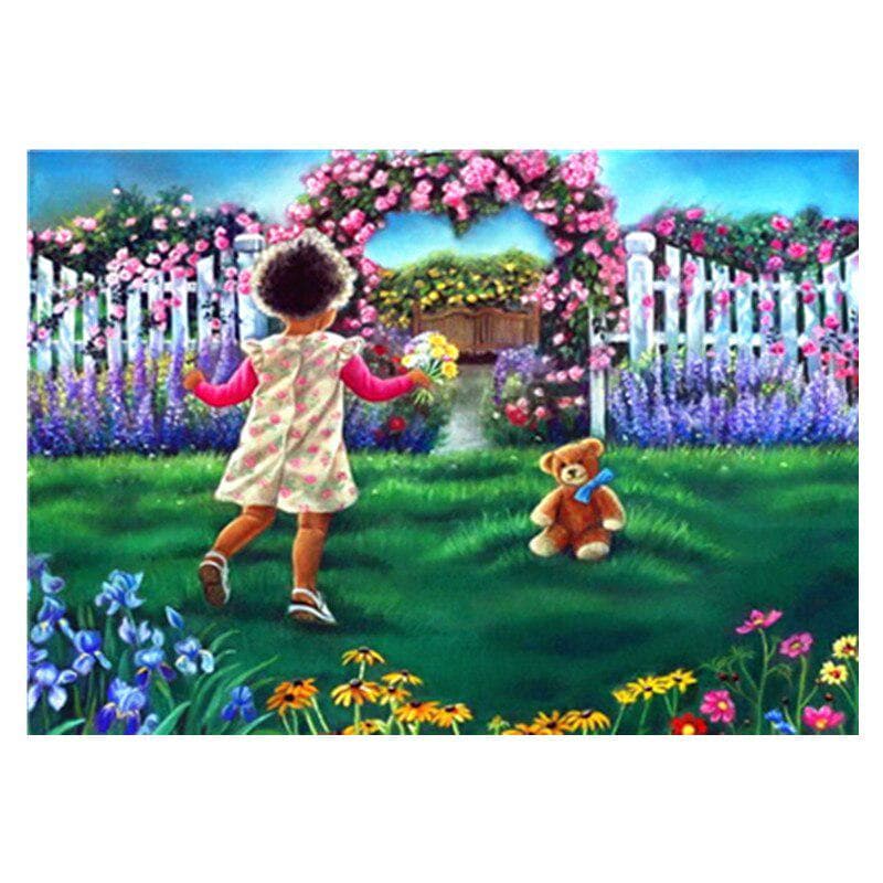 5D DIY Diamond Painting Full Round Rhinestone Embroidery Cross Stitch 20X30CM