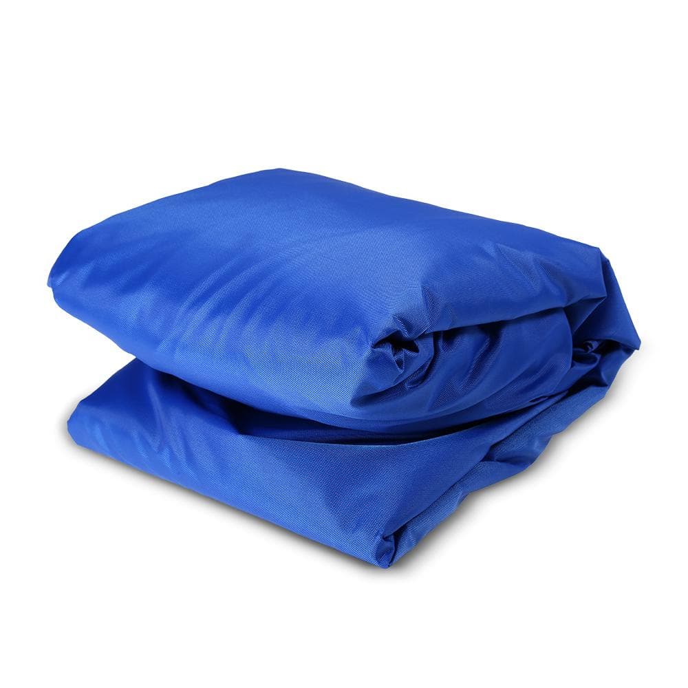 Professional Universal Kayak Cover Canoe Boat Waterproof UV Resistant Dust Storage Cover Shield 4.0m blue
