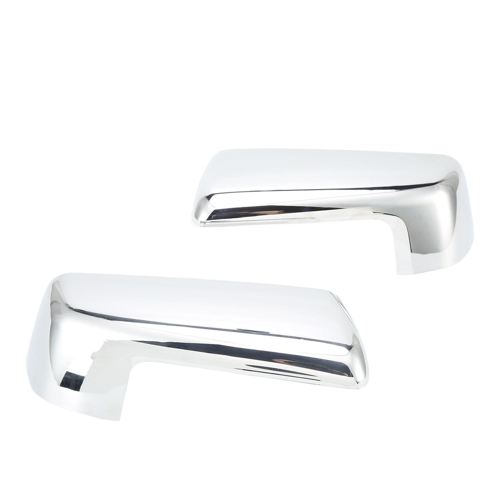 1 Pair Side Rear View Mirror Cover Chrome Glossy Surface Colorfast Replacement For Chevy Silverado