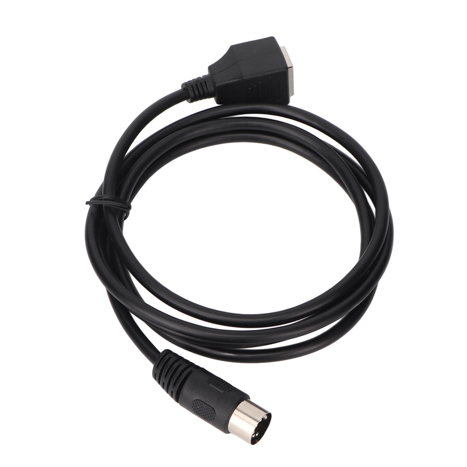 DIN 5 PIN to RJ45 Cable 4.9ft 5 Pin Male to RJ45 Female Plug Din Sound Cable for Ethernet Cables