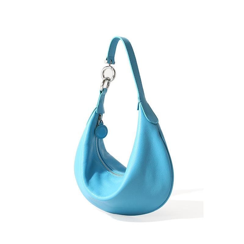 Leather Women's Bag Spring Ladies Shoulder Bag Lazily Large Capacity Hand-held Dumpling Bag Women