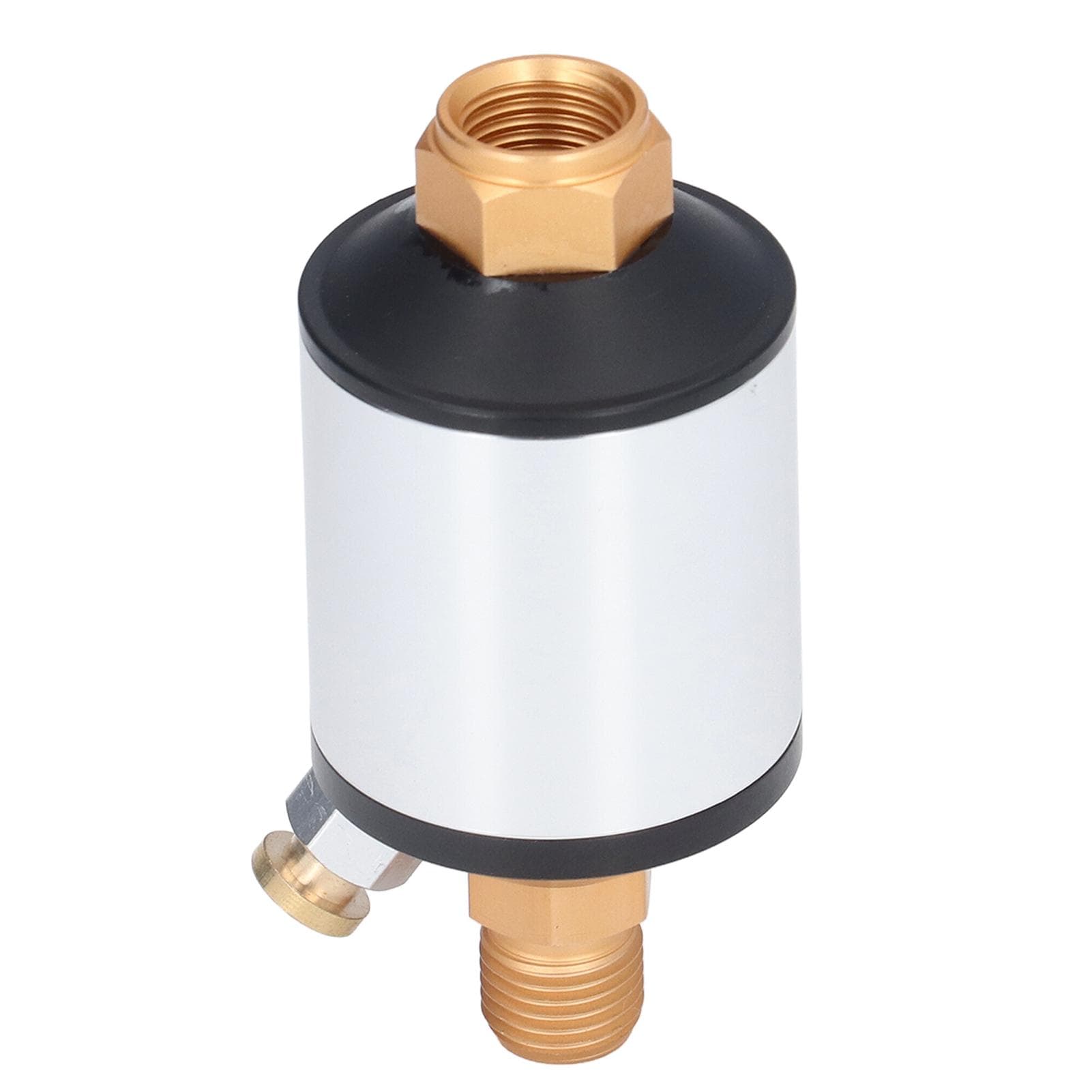 Mini In Line Air Filter Aluminum Oil Water Separator for Pneumatic Tools 14in NPT Inlet Outlet