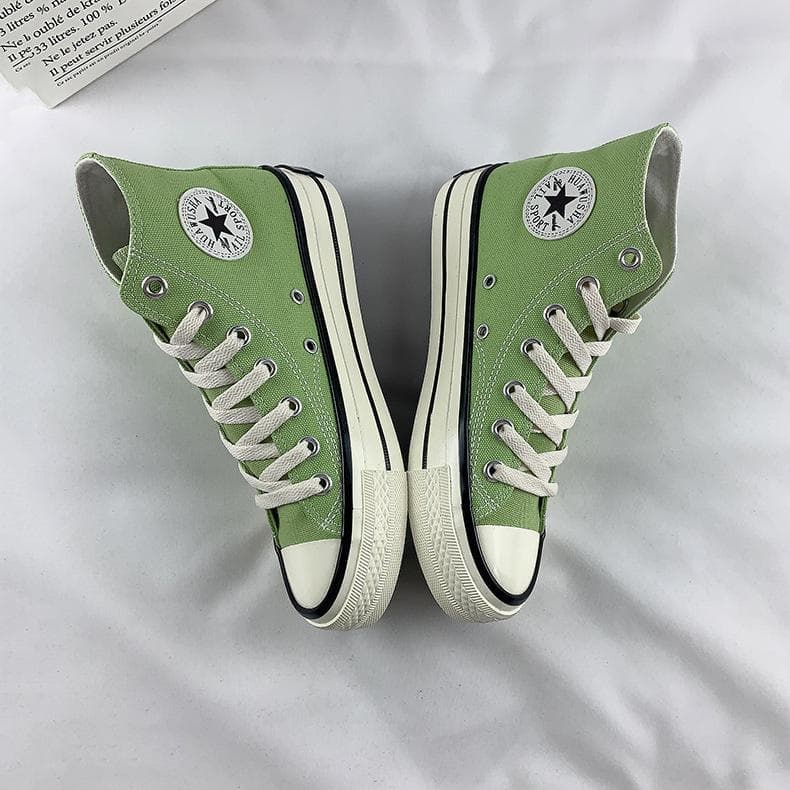 High-top Canvas Shoes Women's Spring and Autumn New Student Retro All-match Sneakers 39