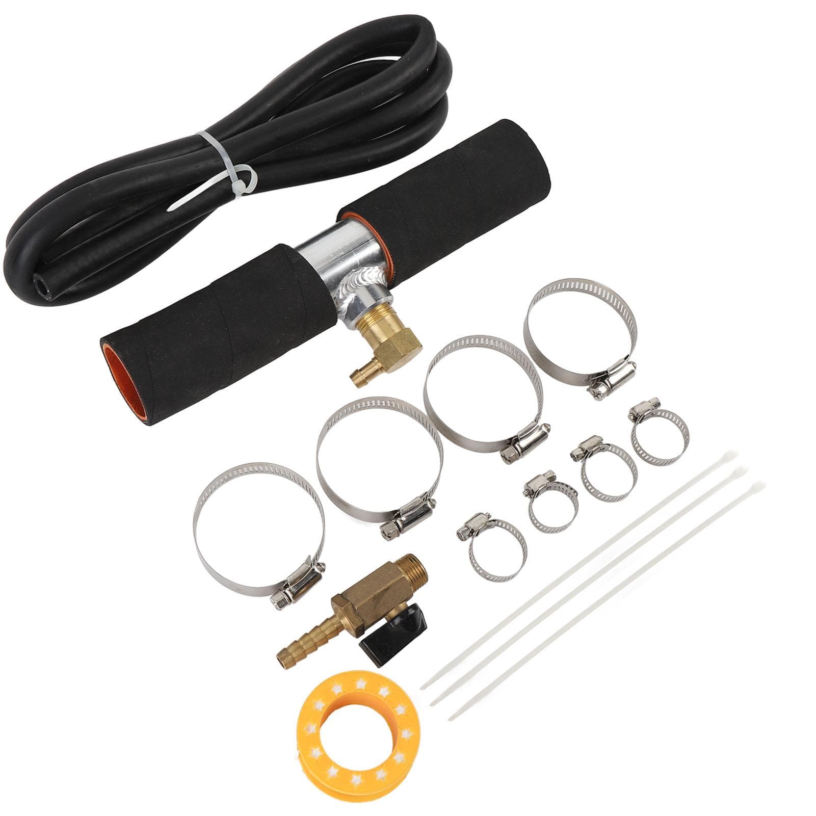 17PCS Fuel Tank Auxiliary Install Kit 11025 Metal 1 12in Fuel Installation Kit for 38in Female
