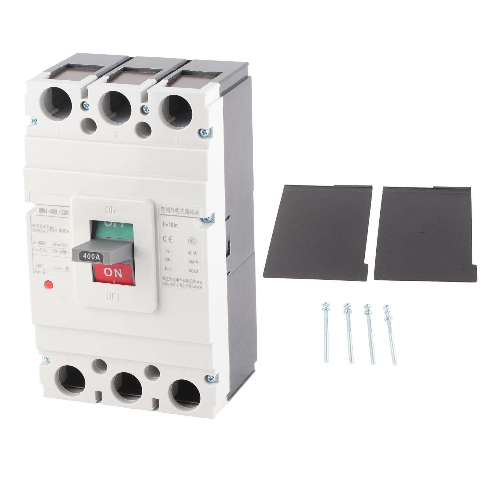 Circuit Breaker 3P Flame Retardant Shell Leakage Protector Overload Protection Household Air Switch
