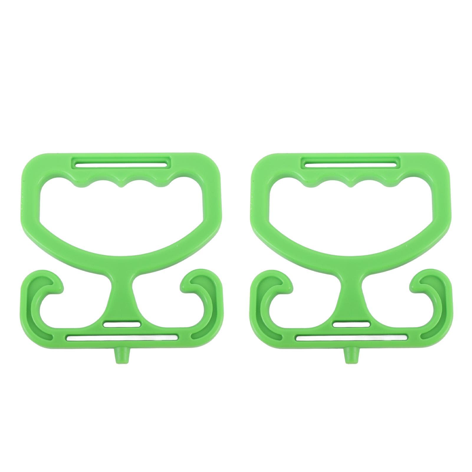 2PCS Grocery Bag Carrier ABS Heavy Duty Grocery Bag Handle Holder Each Holds Up to 100lbs for