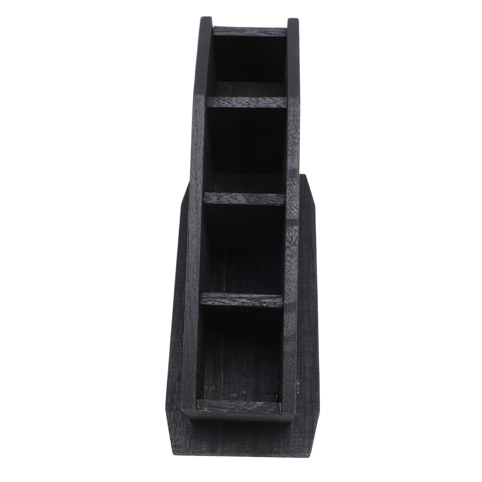 Nail Art Tool Organizer Storage Multi Compartments Wood Makeup Brush Holder for Home Salon Use