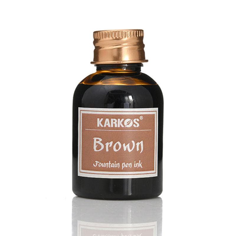 1 Bottle Pure Colorful 30ml Fountain Pen Ink Refilling Inks Stationery School brown