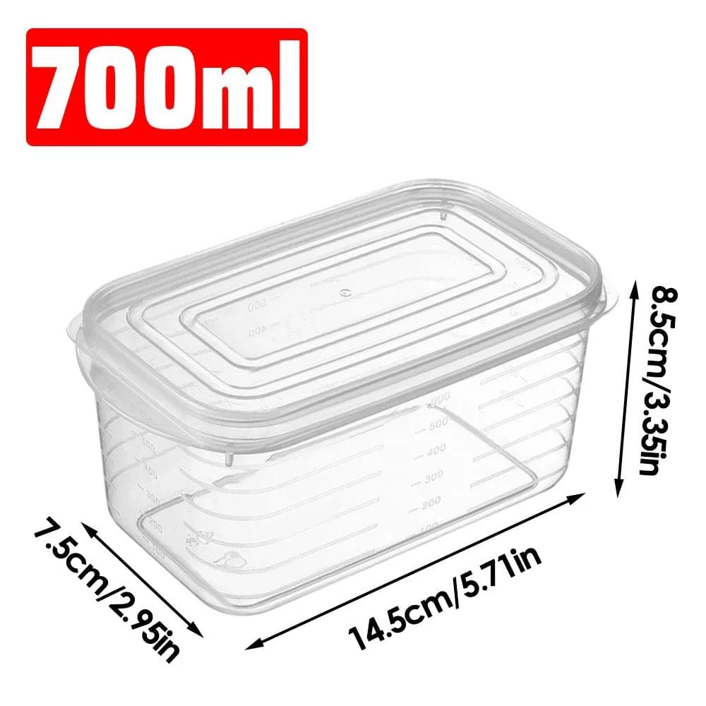 1/2/5pcs Refrigerator Storage Box Fridge Organizer Fresh Vegetable Fruit Storage Container Food Crisper Box Kitchen Organizer 1PC