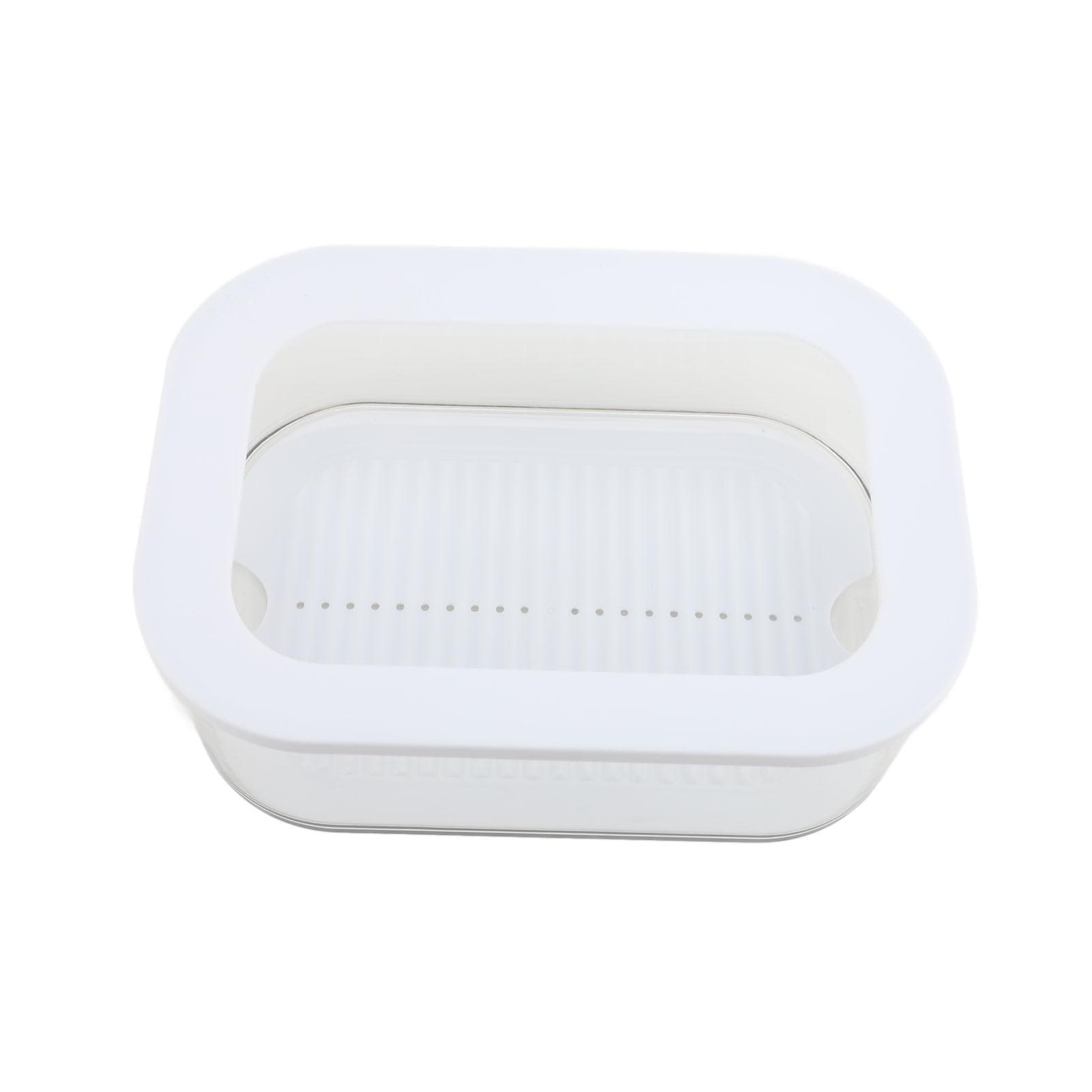 Fridge Deli Meat Container with Lid Refrigerator Bacon Lunch Stackable Food Storage Box 1 Layer