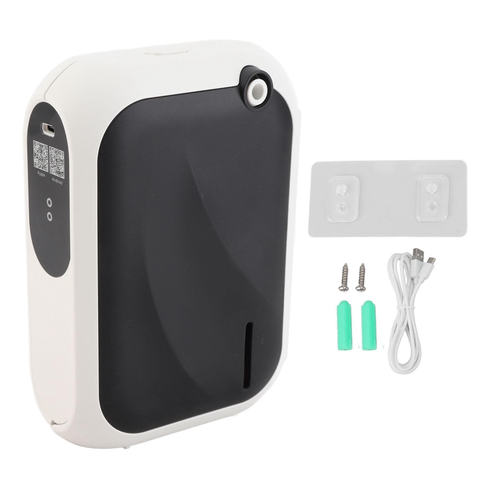 XS105 200m3 Air Diffuser Aromatherapy Diffuser Timer APP BT 140ml USB Powered Wall Mount Desktop black