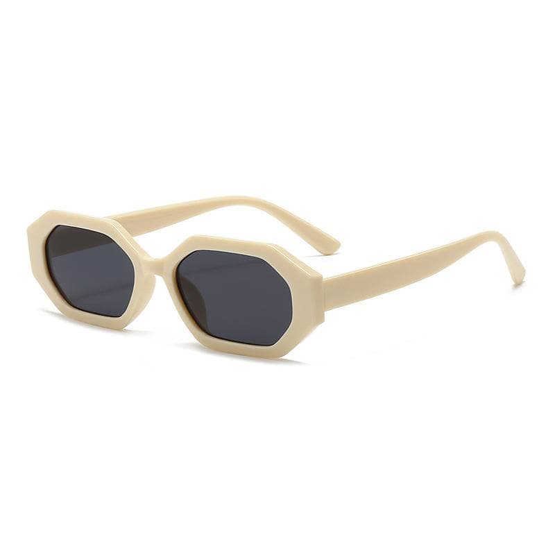 Fashion Irregular Women Sunglasses Vintage Luxury Black Rhombus UV400 Protection Ladies Sun Glasses Brand Eyewear