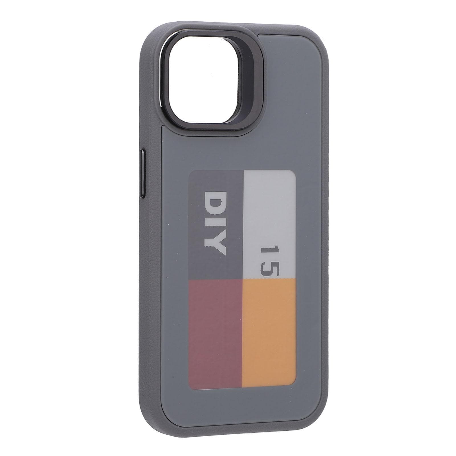 Smart NFC Ink Screen Phone Case TPU DIY Screen Projection Phone Cover Supports Display 3.52 Inch gray