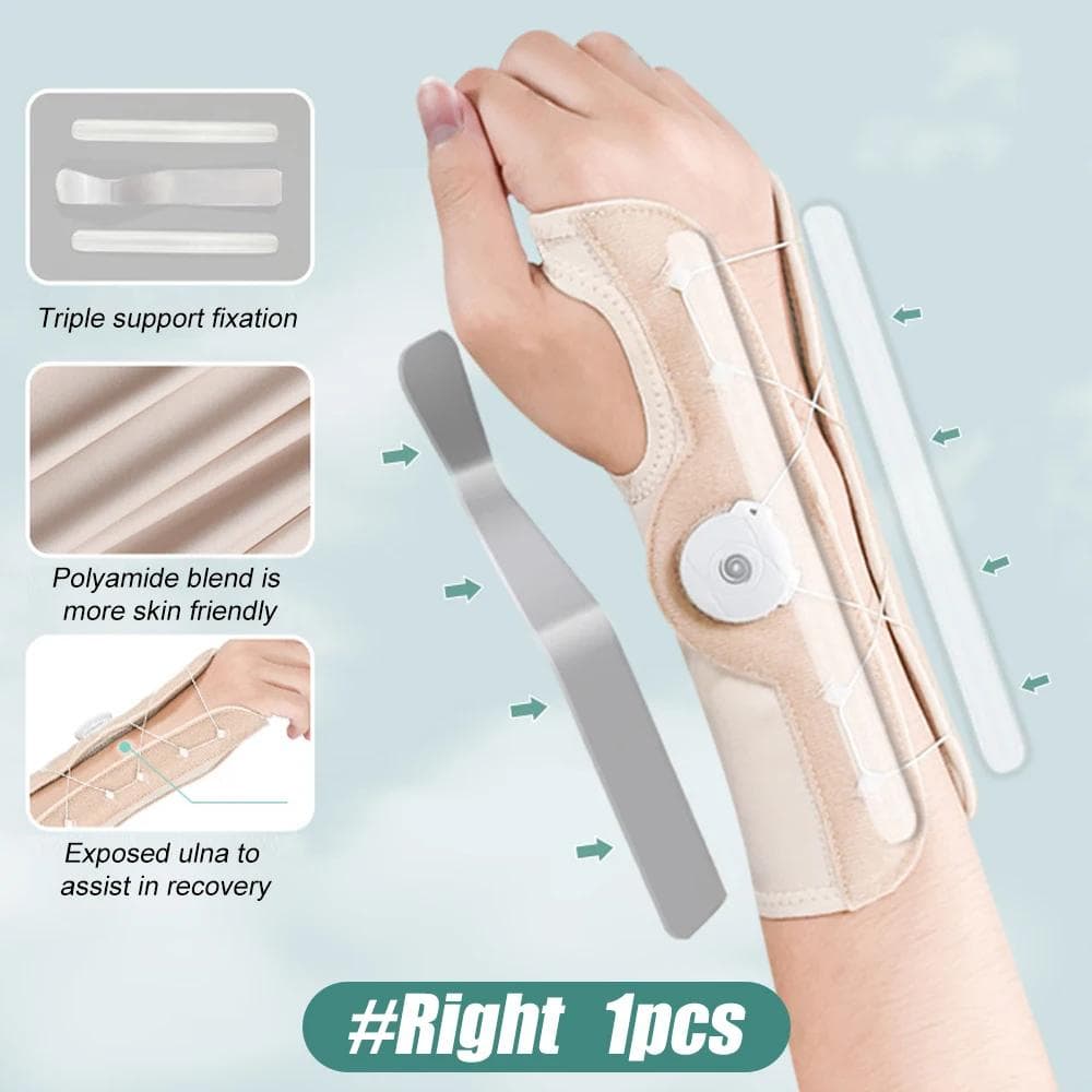 1 PC Carpal Tunnel Support Carpal Tunnel Nighttime Hand Support Adjustable Wrist Support Splint Unisex L