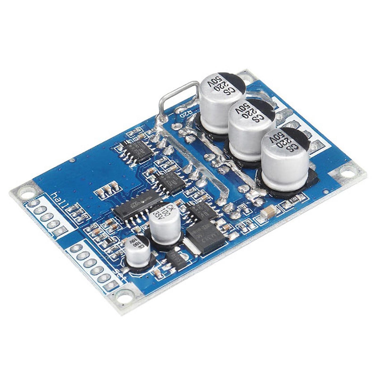 Brushless Direct Current Motor Driver Board 12V 24V 36V 500W Brushless Hall Sensor Motor Controller blue