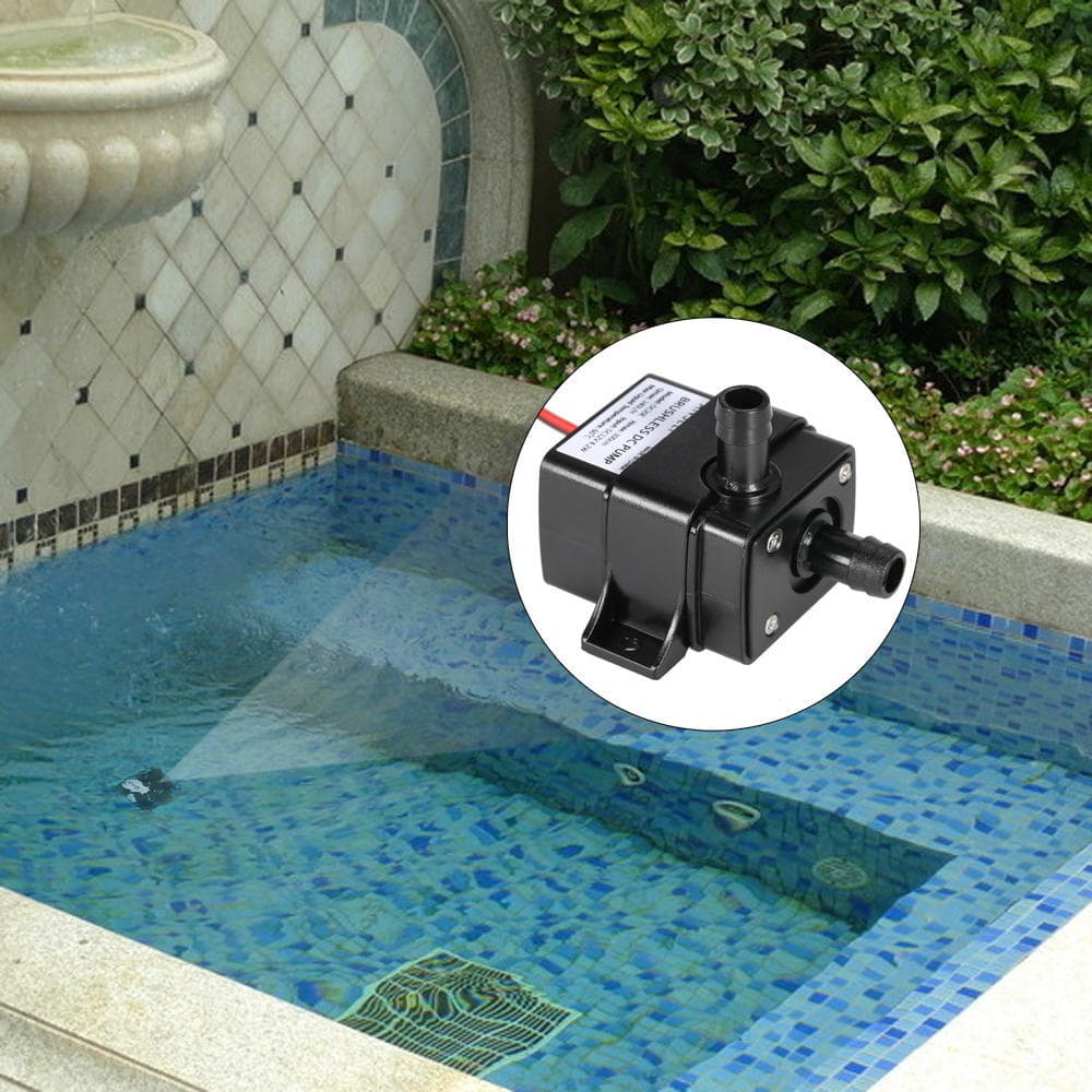 Anself DC12V 4.2W Mini Brushless Submersible Water Pump for Fish Tank Aquarium Fountain Flowerpot