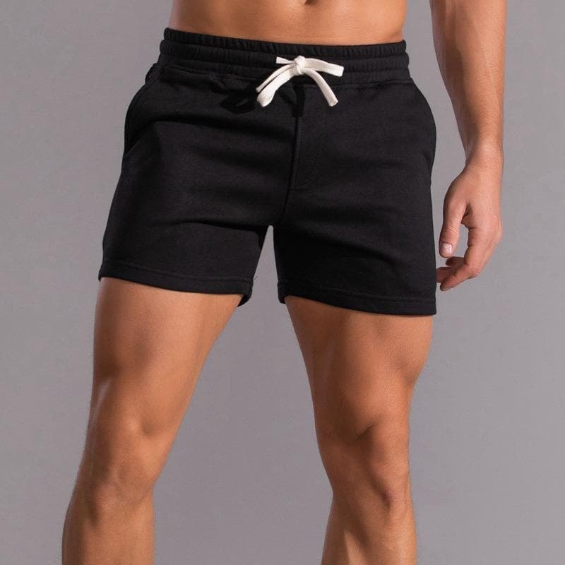 Fitness Cotton Shorts Men's Summer Shorts Casual  Oversized Basketball Shorts Sport  Shorts Running Sweatpants XL black