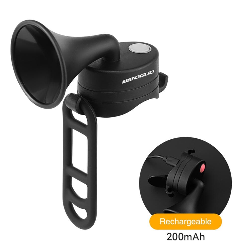 120db High Decibel Electronic Bike Horn Waterproof Rechargeable Electric Bike Bell Rechargeable
