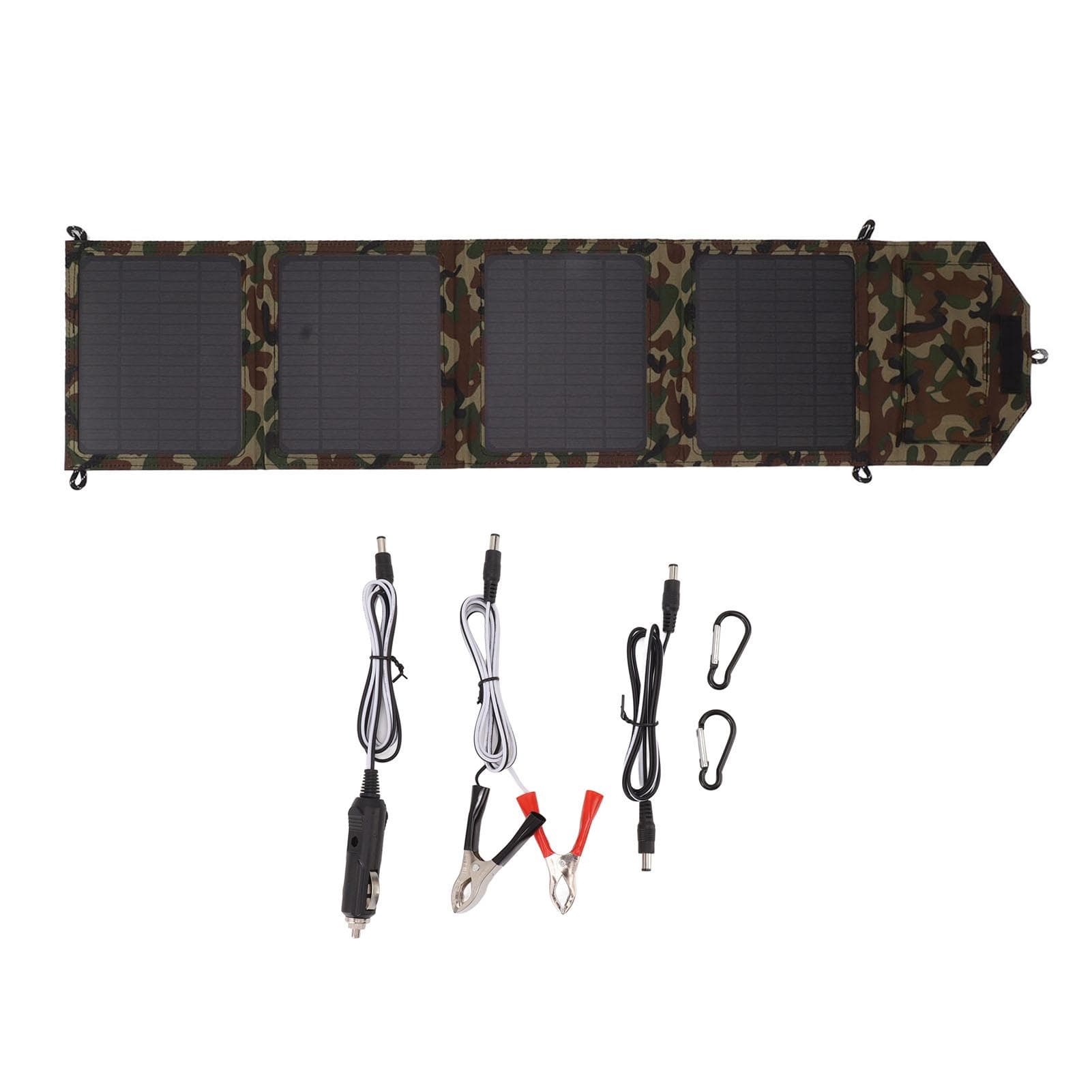 Camouflage 40W Foldable Solar Panel Kit 2 USB Port Monocrystalline Silicon Solar Charger for